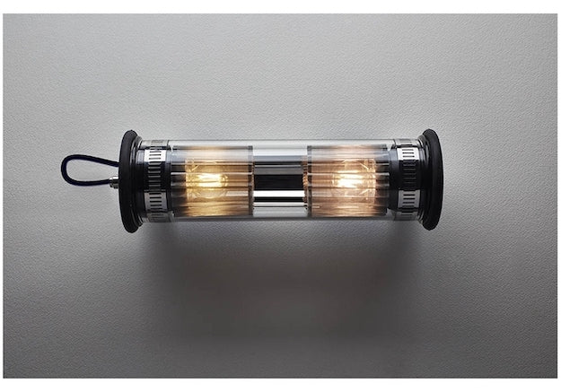 Tube Bulb Wall or Ceiling, 52 cm, Gold Reflector No Mesh, E14, IP20