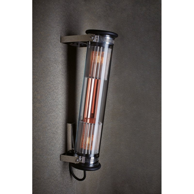 Tube Bulb Wall or Ceiling, 72 cm, Gold Reflector No Mesh, E27, IP64