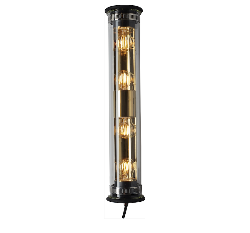 Tube Bulb Wall or Ceiling, 72 cm, Gold Reflector No Mesh, E27, IP64