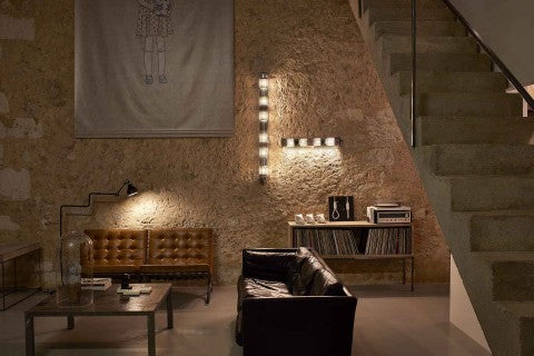 Tube Bulb Pendant, Linear Horizontal, 37 cm, Gold Reflector No Mesh, E14, IP64