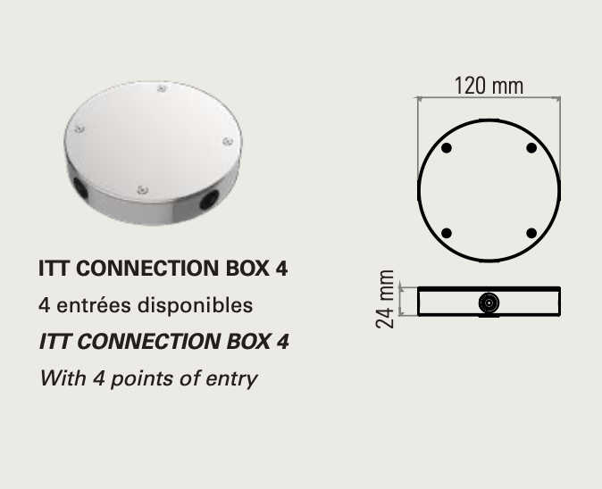 Z: DCW Editions, Tube Water-Tight Rectangle Connection Box