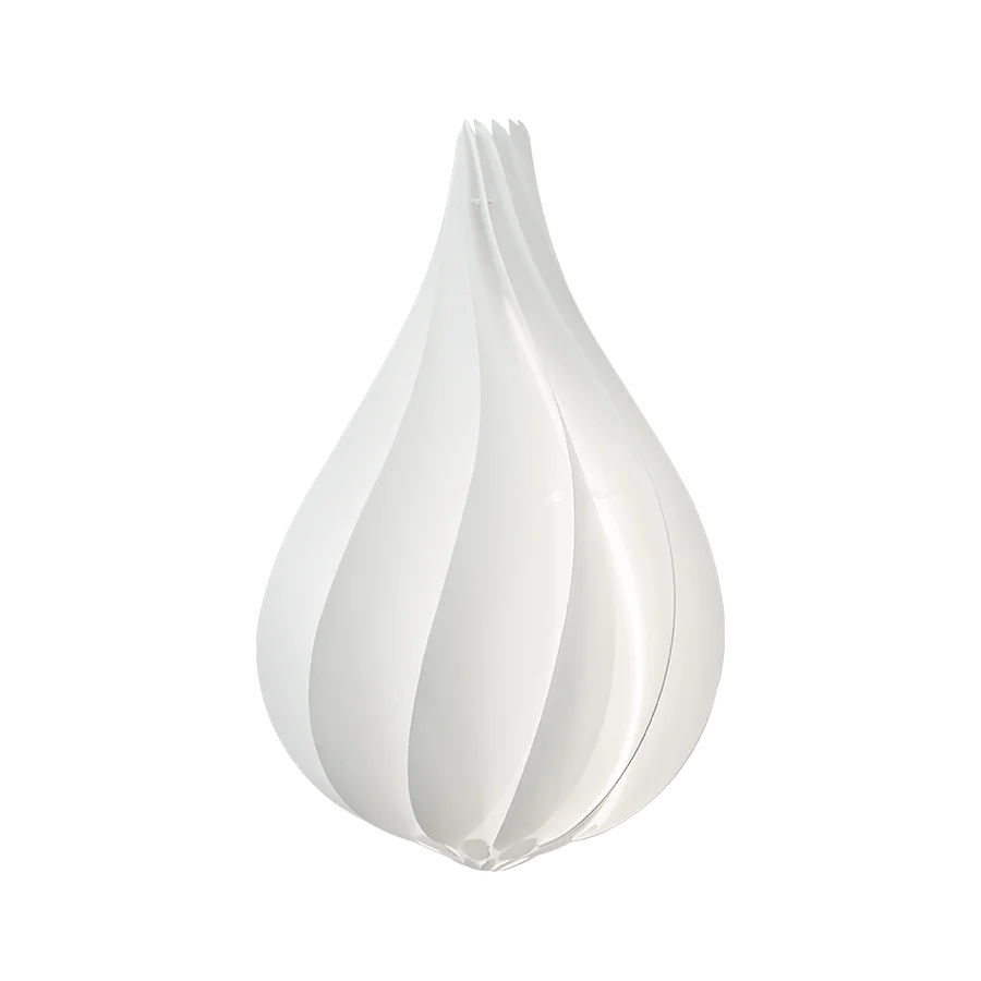 LAMPSHADE, Alva, White Poly, E27