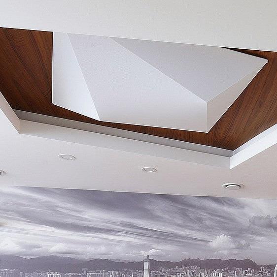 Ukiyo Square Ceiling or Wall, E27, IP20