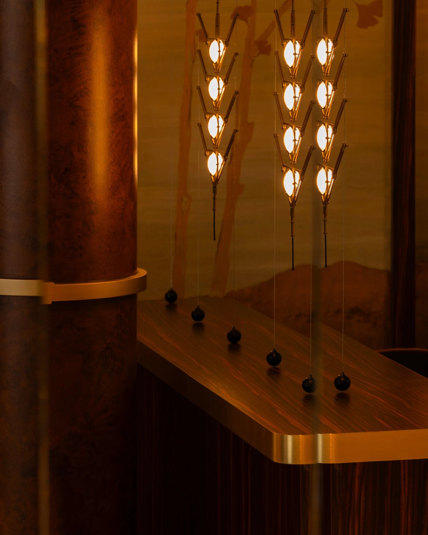 VVV Pendant, Gold Module, LED, 2700K, Triac Dim, IP20