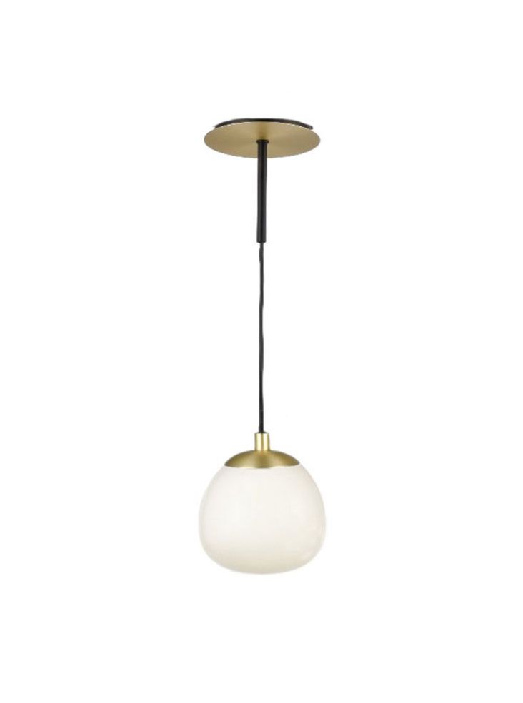 Vermeer Pendant, Cluster, White Glass, G9, IP20