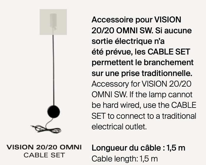 Vision Omni Adjustable Reading Wall, Black, LED, Thumbswitch Dim x2, Plug In, IP20