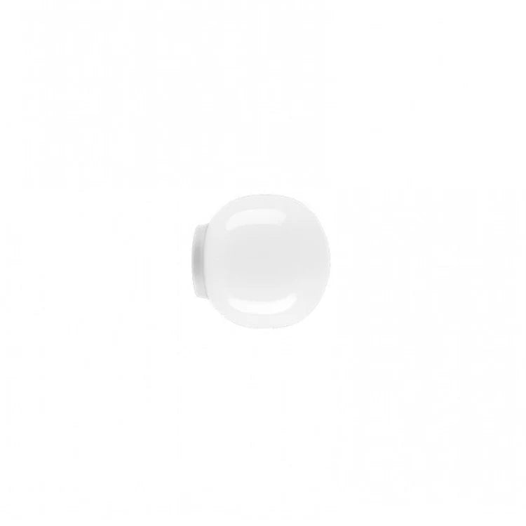 Volum Wall with Mirror Mount, White Glass, E14, IP54