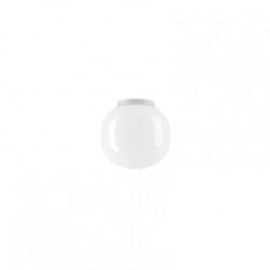 Volum Ceiling Spot Light, 14 cm, White Glass, E14, IP54