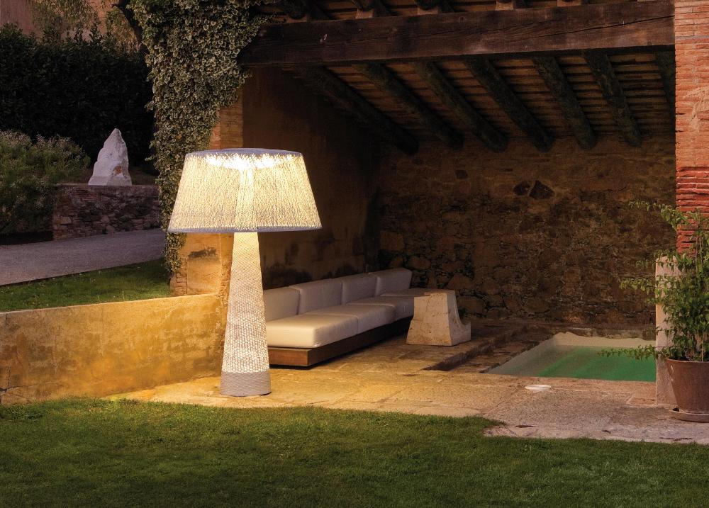 Wind Floor, Stem, Sand, LED, 25W, On/Off, Plugs In, IP64