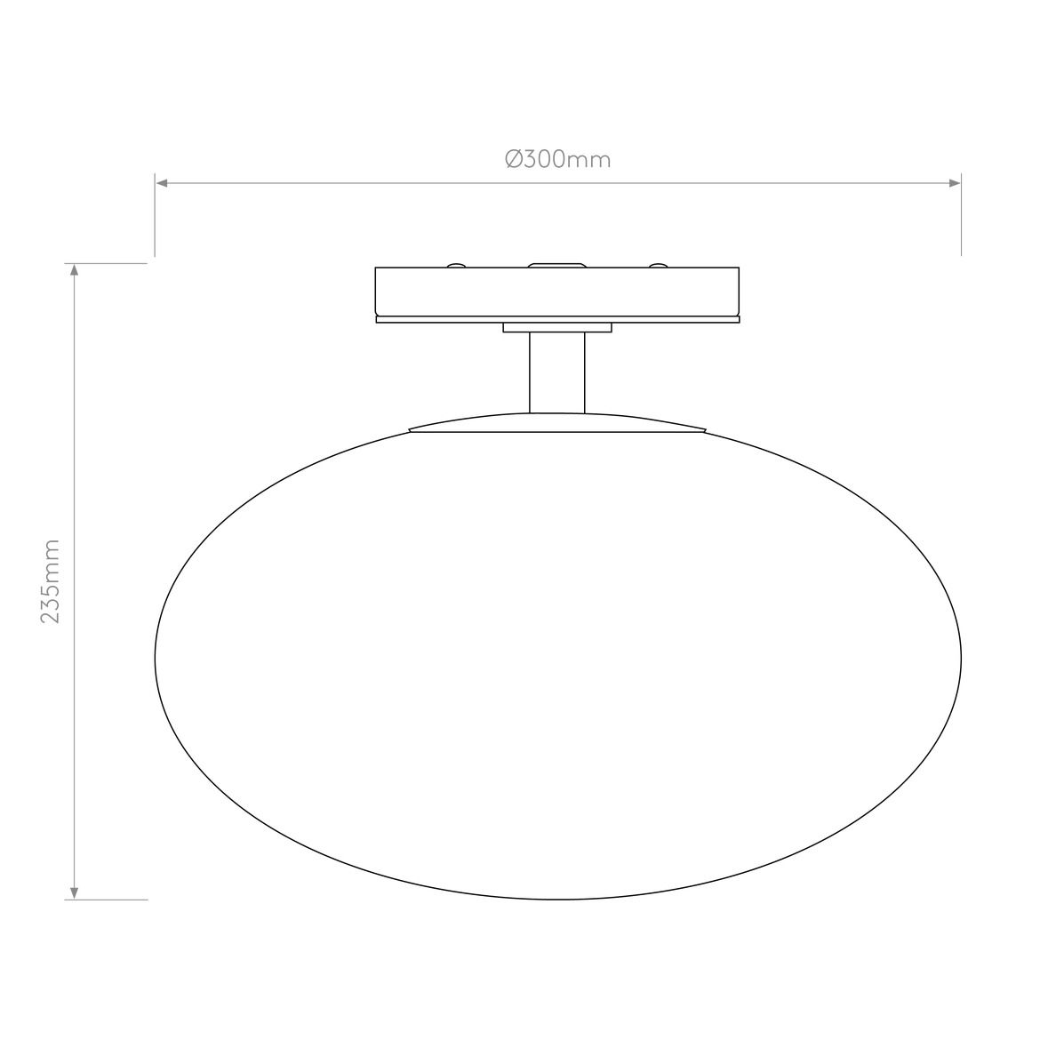 Zeppo Ceiling, Chrome, E27, IP44