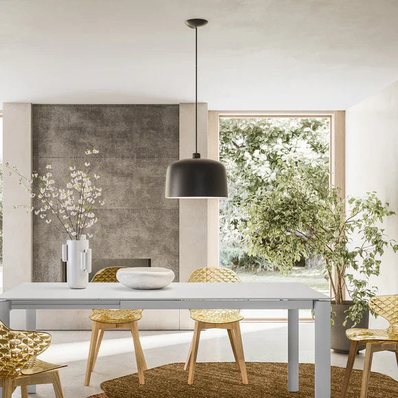 Zile Pendant, Small, White, E27, IP20
