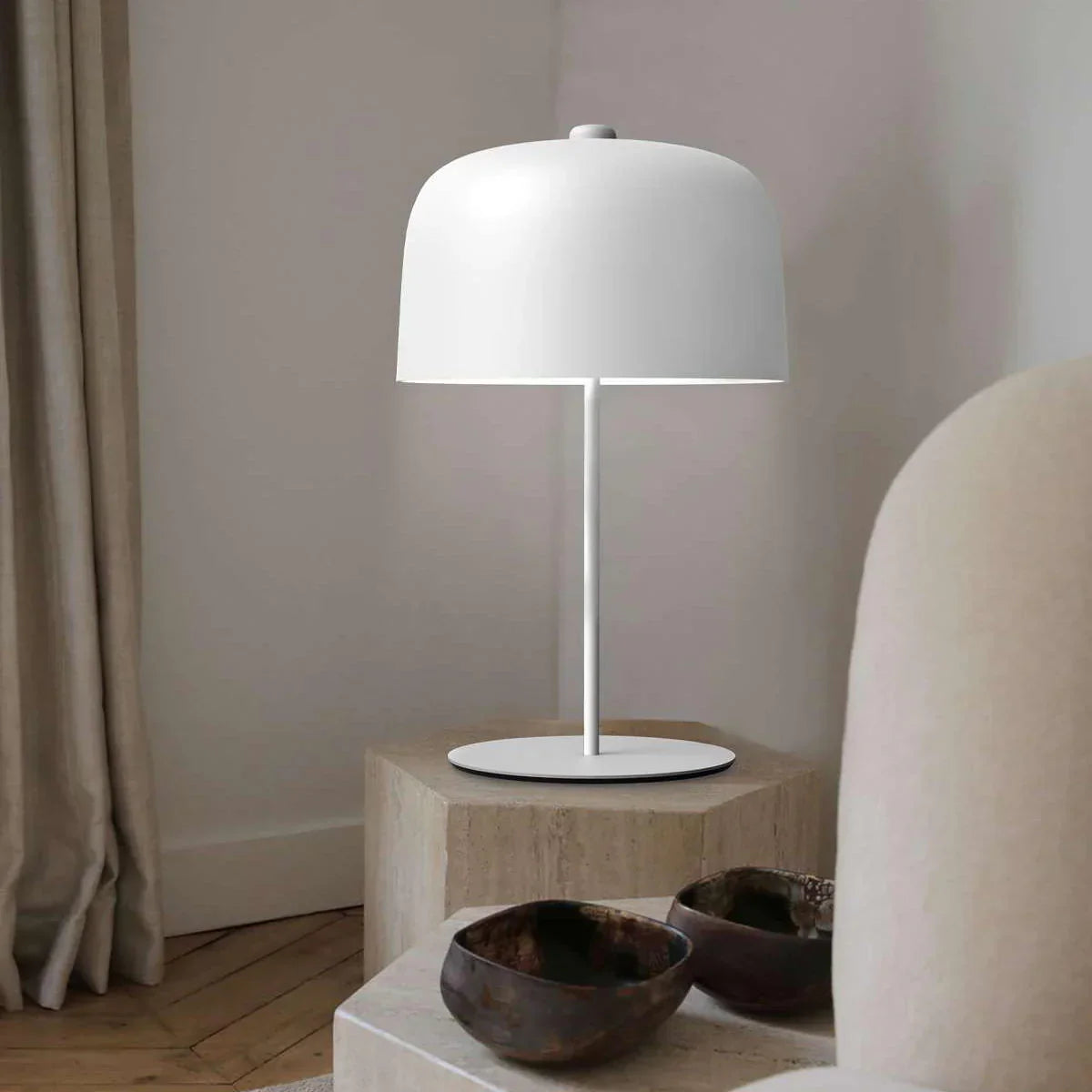 Zile Table, Large, White, E27, IP20