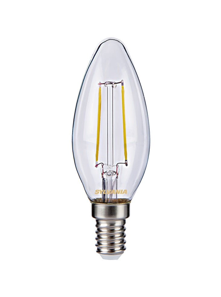 Z: Franklite Bulb, E14, Clear, Candle, LED, 4W, 2700K, 420 Lumens, NO DIM, L311