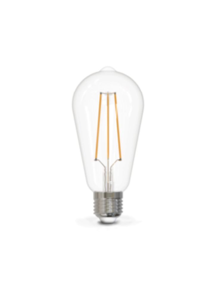 Z: Franklite Bulb, E27, Clear, Squirrel, LED, 6W, 2300K, 500 Lumens, Dimmable, L320