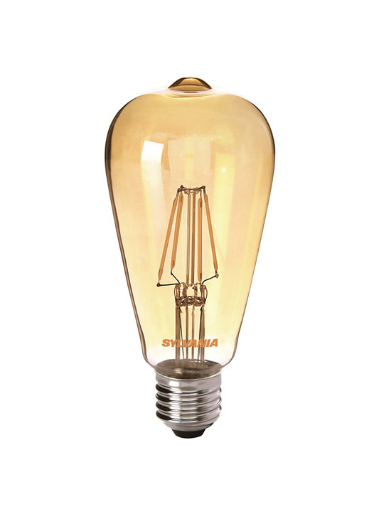 Z: Franklite Bulb, E27, Gold Tint, Squirrel, LED, 4W, 2500K, 420 Lumens, NO DIM, L309