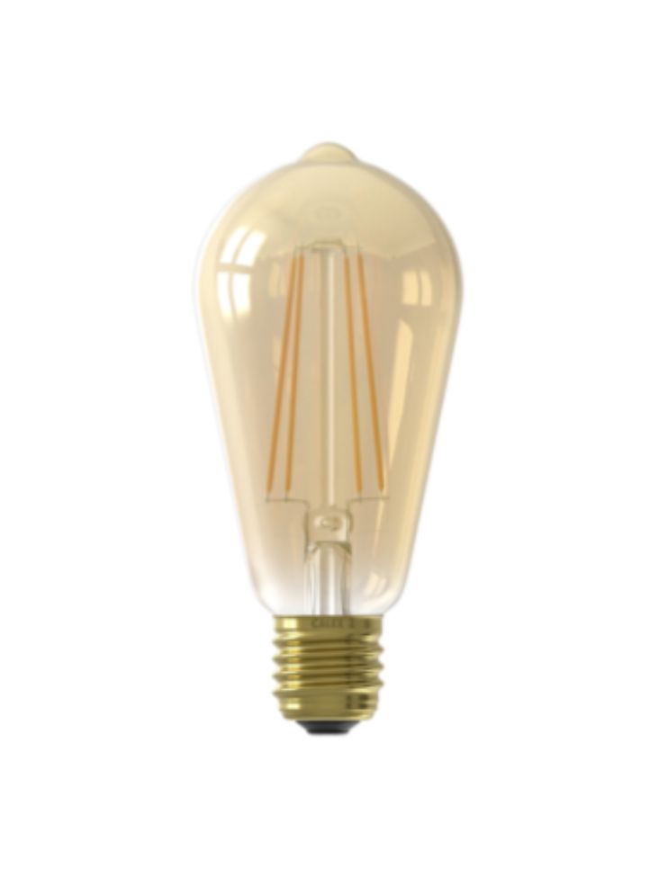 Z: Franklite Bulb, E27, Gold Tint, Squirrel, LED, 7W, 2500K, 725 Lumens, Dimmable, L321