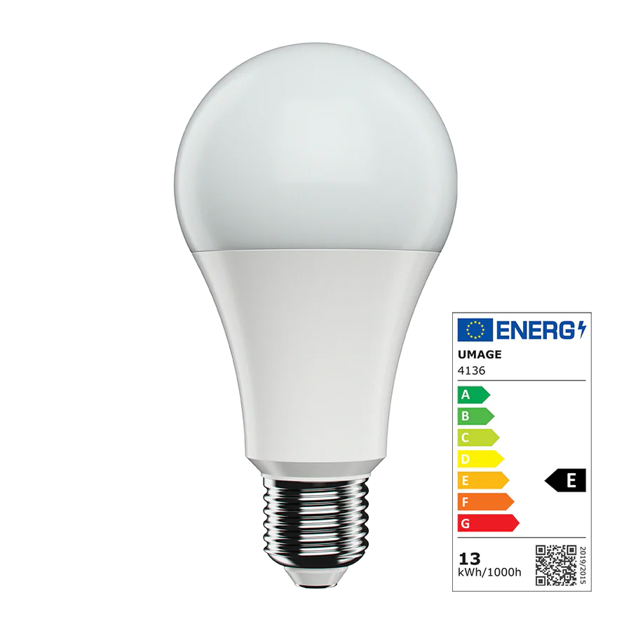 Z: Umage Bulb, White, A60, E27, LED, 13W, 4000K, 1580 Lumens, Non-Dimmable, 4136