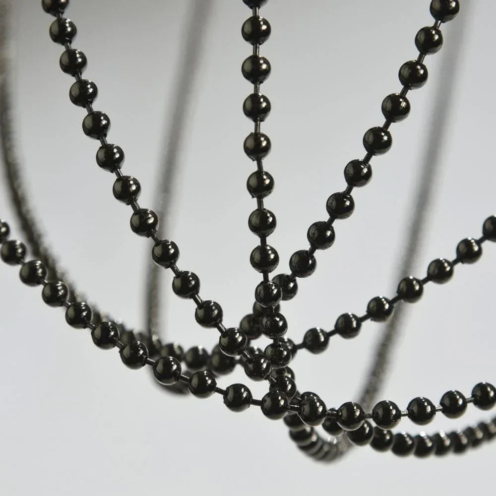 Alysoid Pendant with Black Nickel Beads, 170, LED, Phase Dim, IP20