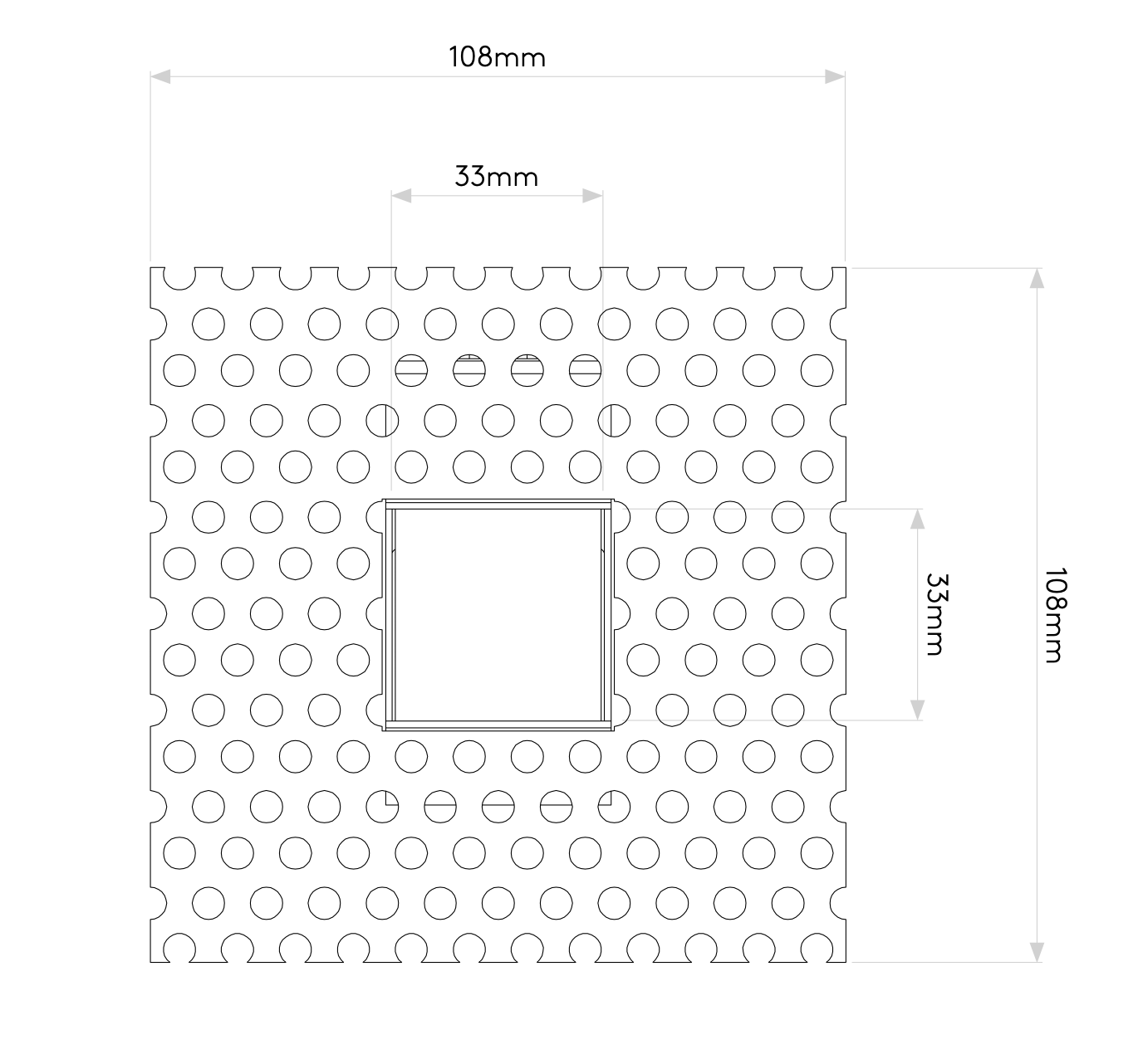 Borgo Mini, Square Trimless Step Light, LED, IP20