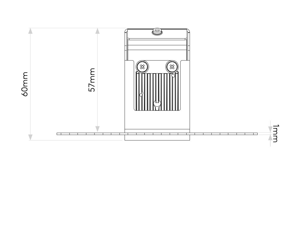 Borgo Mini, Square Trimless Step Light, LED, IP20