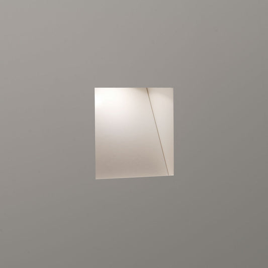 Astro Borgo step light square trimless on grey wall