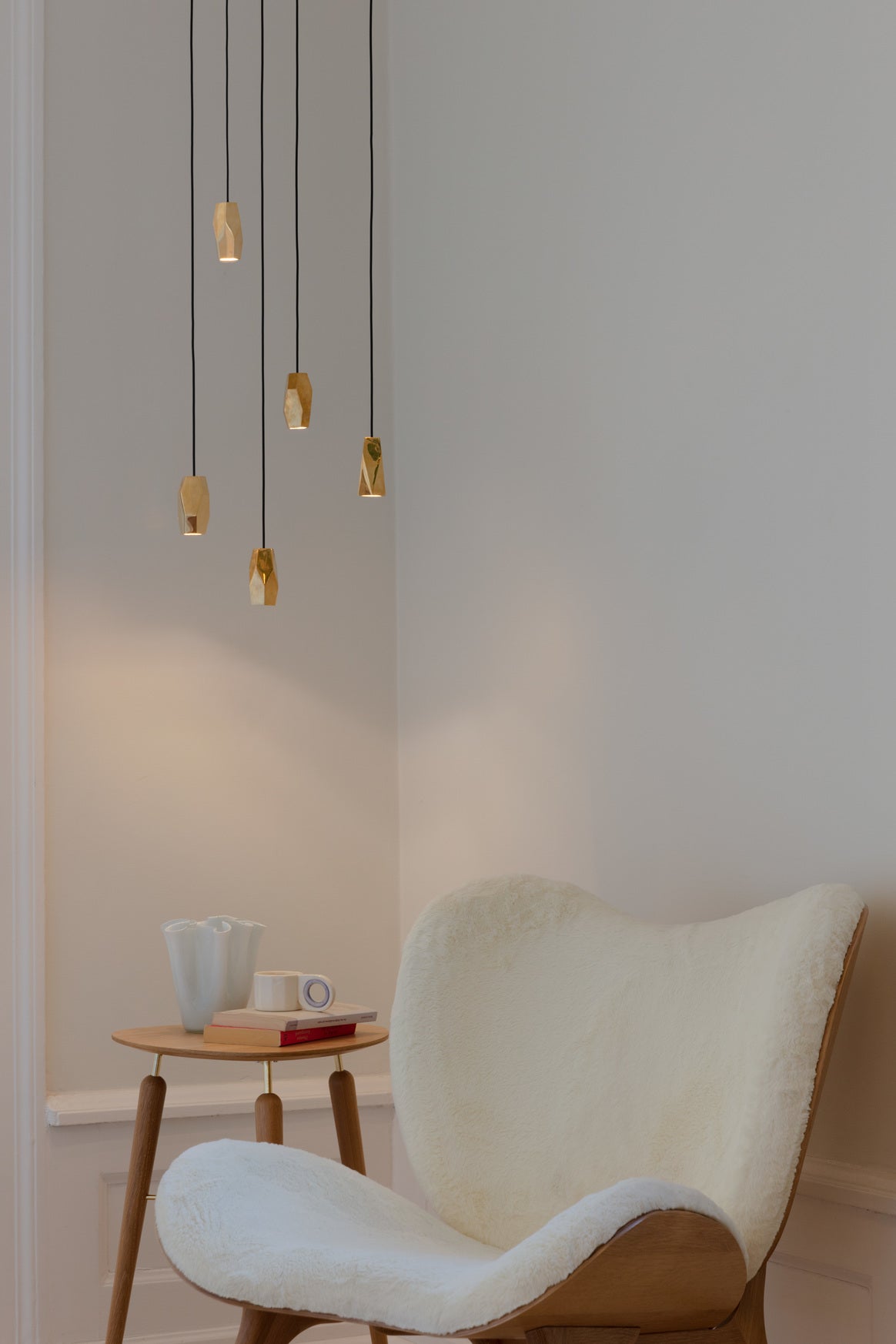 LAMPSHADE: Bright Side, Quadra, Solid Brass, G4, [2700]