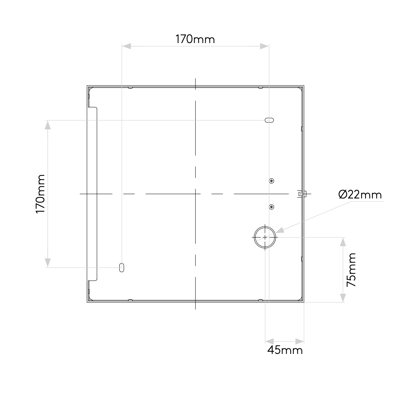 Bronte Ceiling, Black with Clear Glass, E27, IP23