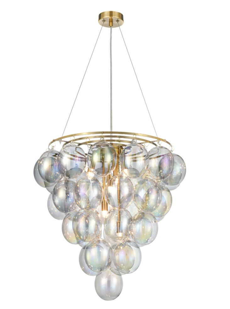 Bubbles Ceiling Light, Iridescent Glass, G9, IP20