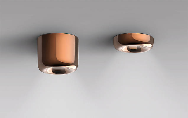 Cavity Semi-Flush Downlight, Copper, LED, Triac Dim