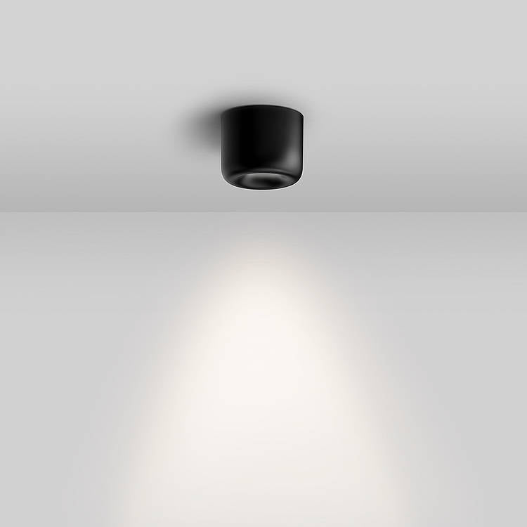 Cavity Spot Light, Black, LED, Triac Dim