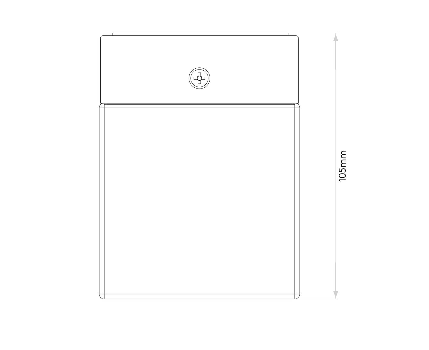 Cube, Wall Light, White Glass, G9, IP44