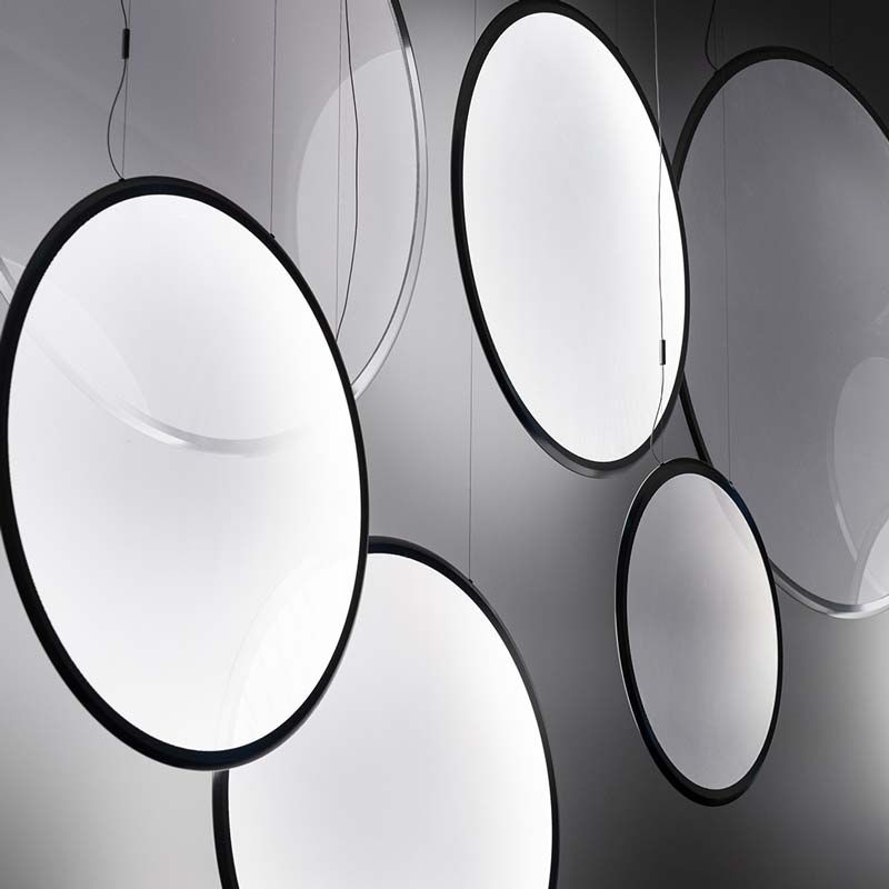 Discovery Pendant, Round Vertical, LED 3000K, Push and App Dim, IP20