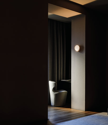 Dots Wall, Scoop, Light Brown, 5.75W, LED, On/Off