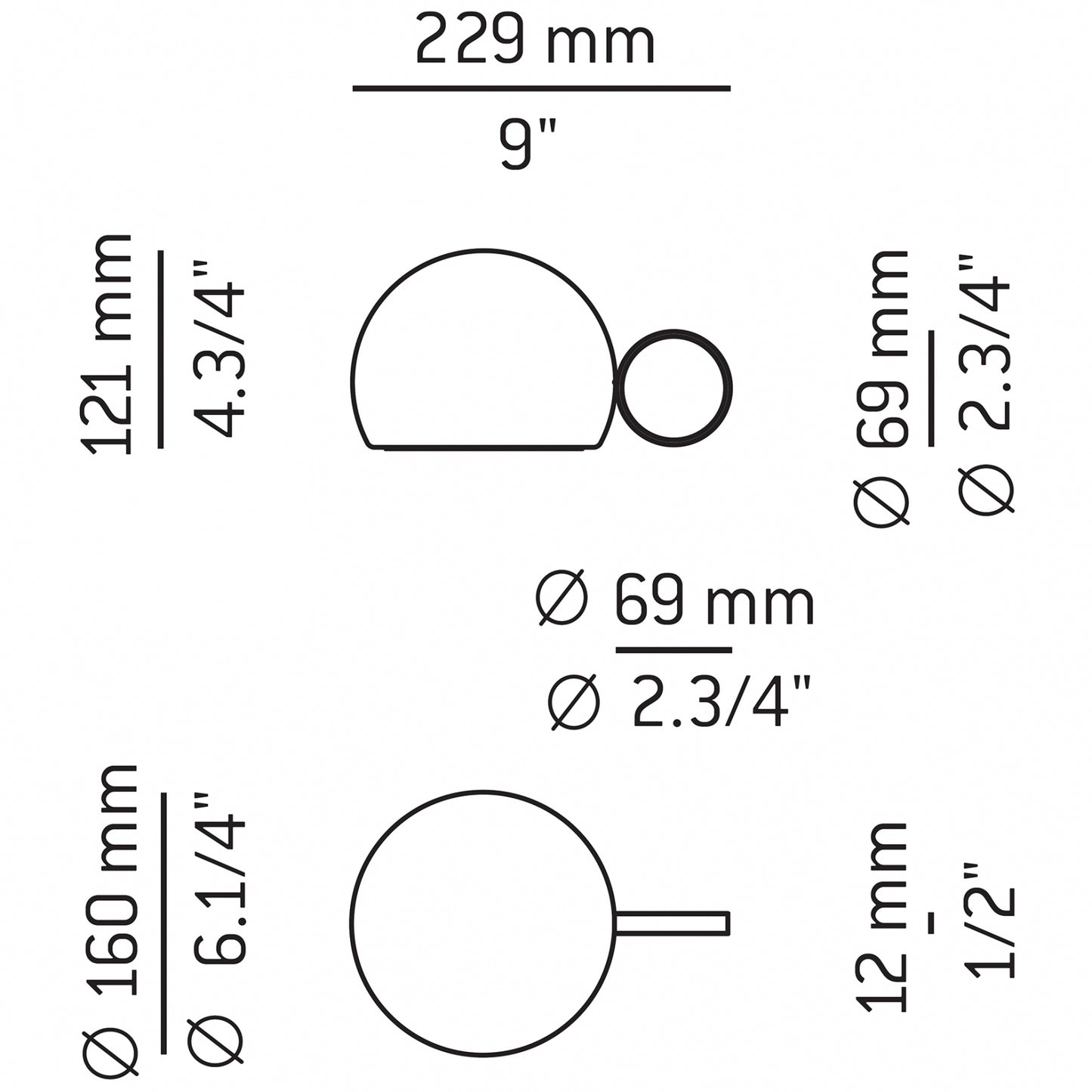 Circ Wireless Table Lamp, LED, IP67