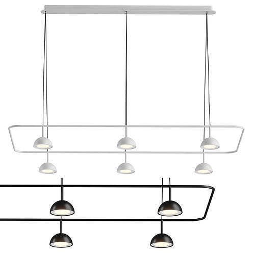 Cupolina Horizontal Pendant, LED, IP20