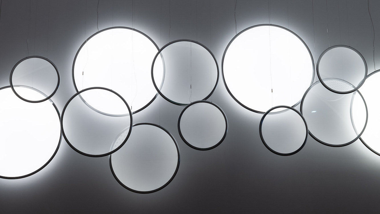 Discovery Pendant, Round Vertical, LED 3000K, Push and App Dim, IP20