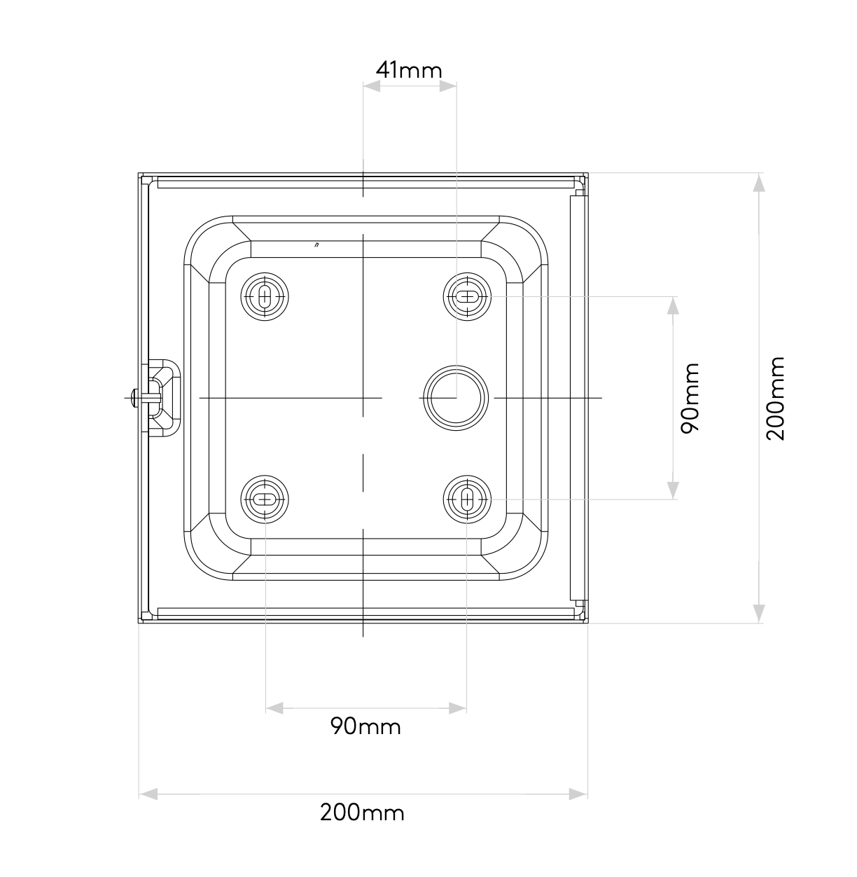 Homefield, Ceiling, Black, E27, IP23