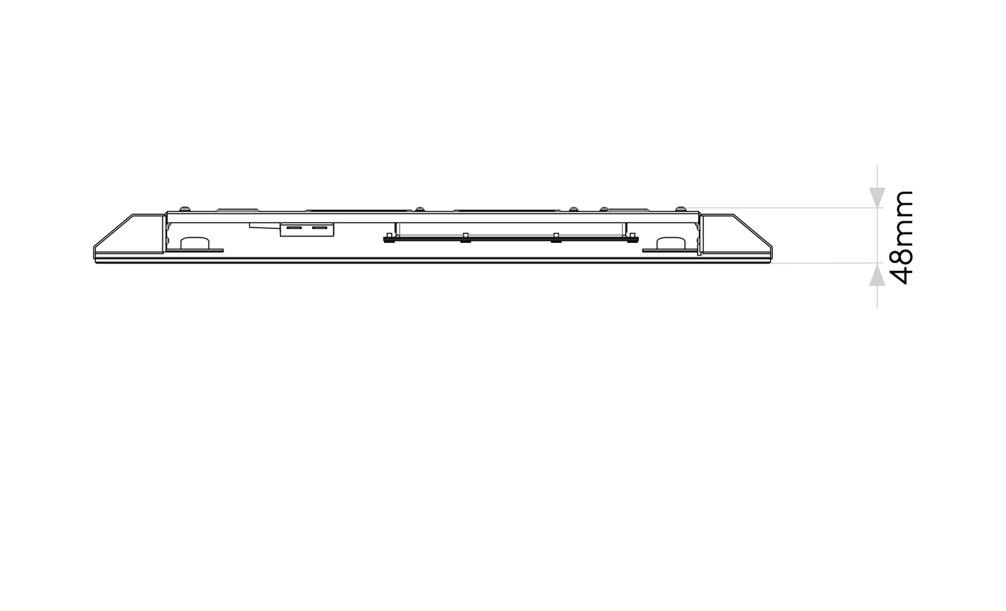 Imola Illuminated Mirror, 900, LED, NO DIM, IP44