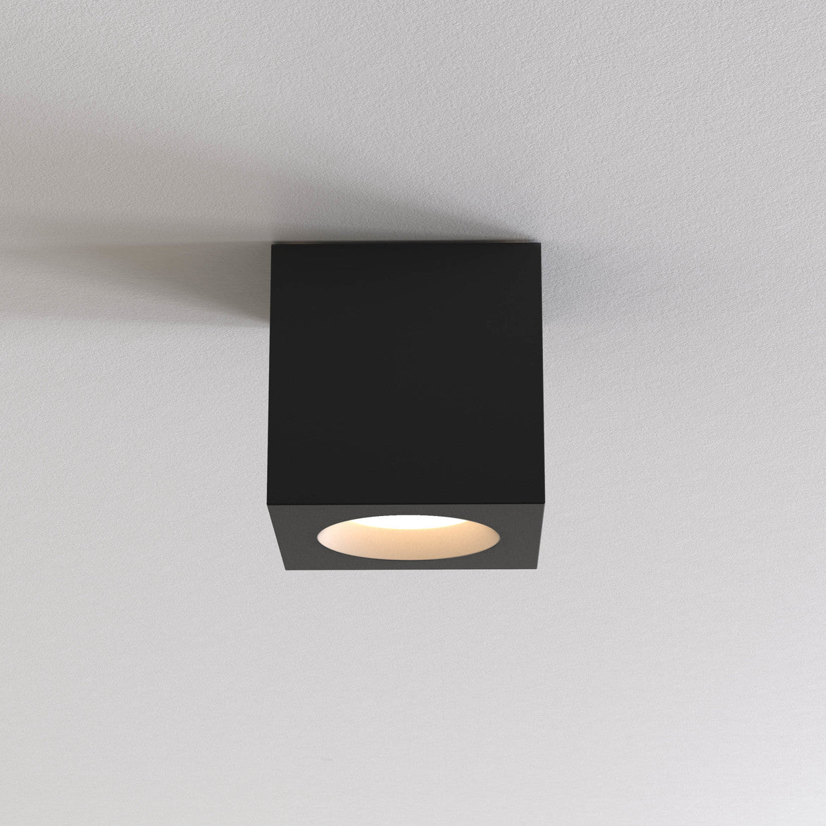 Kos Ceiling, Square, Black, GU10, IP65