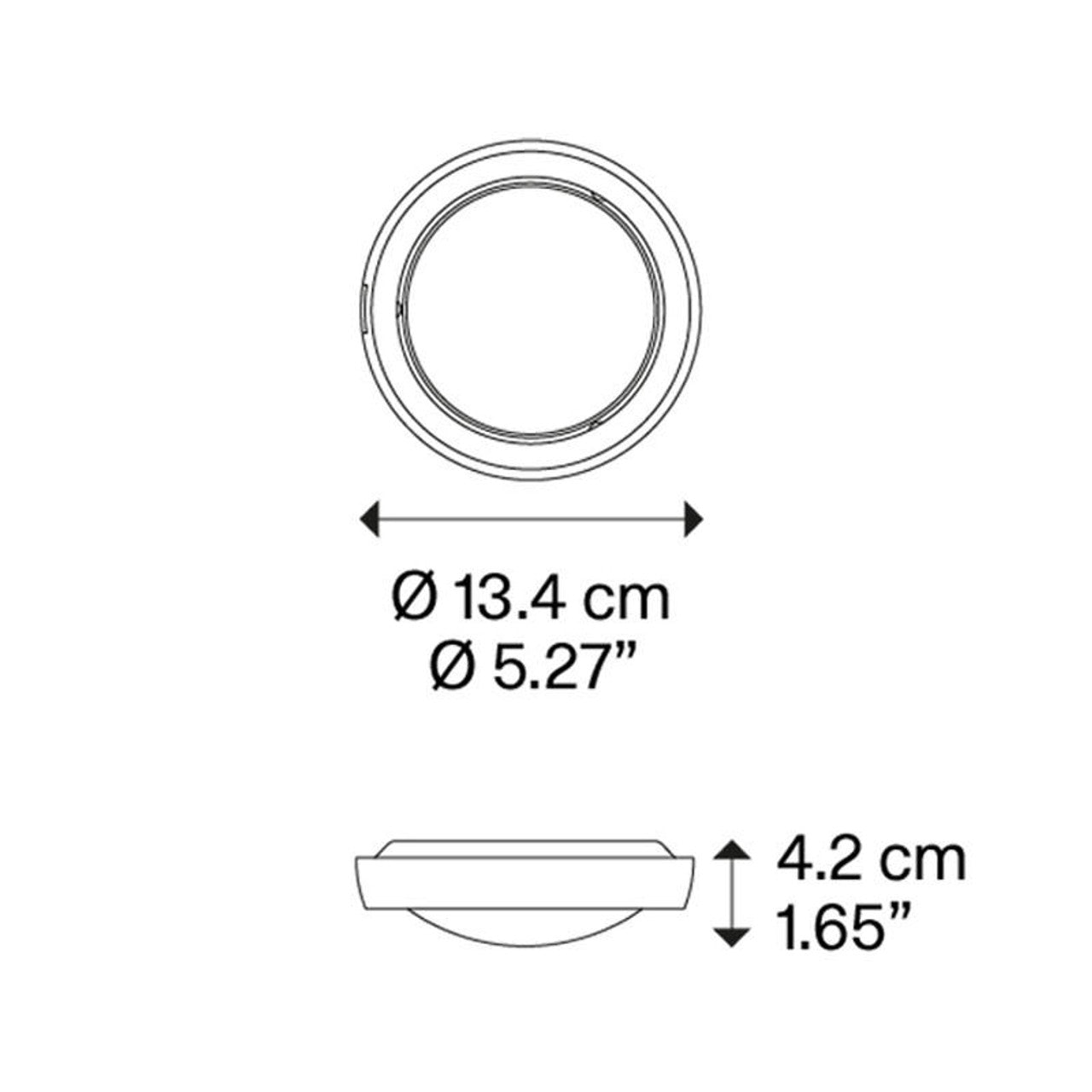 Nautilus Ceiling, Spot, LED, Triac Dim, IP20