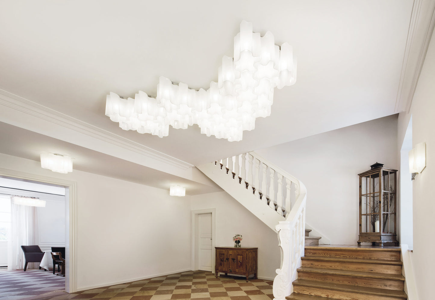 Logico Ceiling, White, Triple, IP20