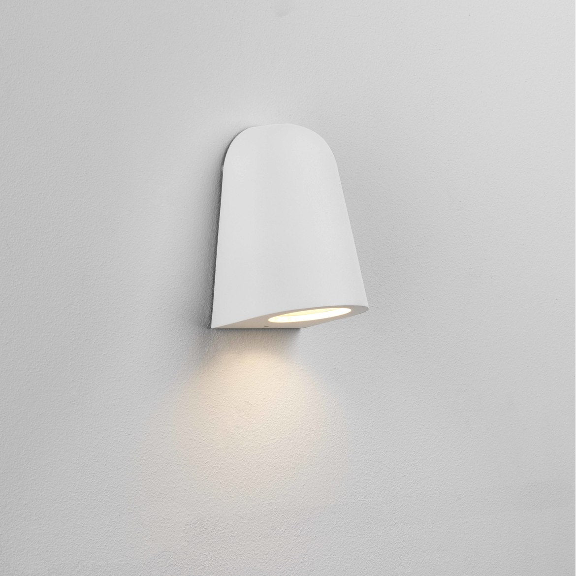 Mast Wall Light, Textured White, GU10, IP65