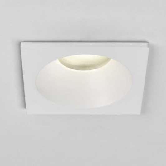 Square recessed ceiling light on a white background