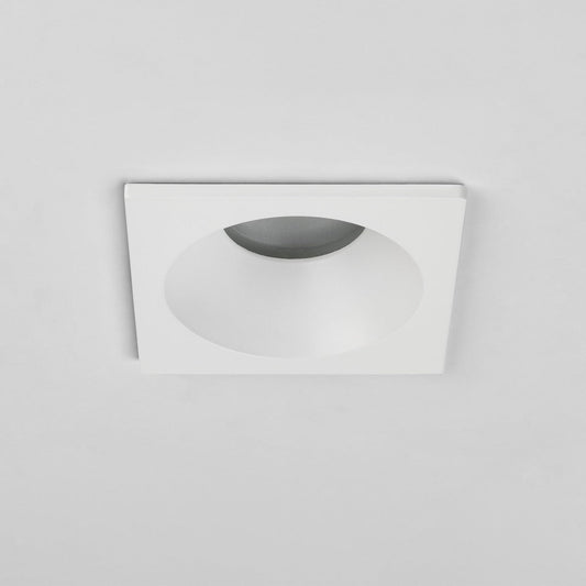 Square recessed ceiling light on a white background