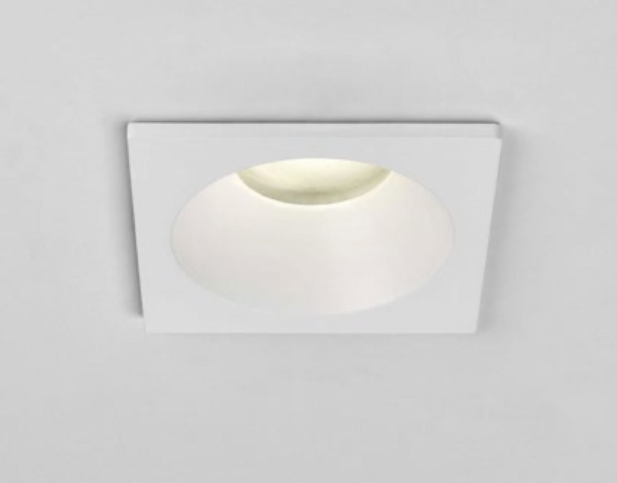 Minima Square Downlight, White, GU10, IP65