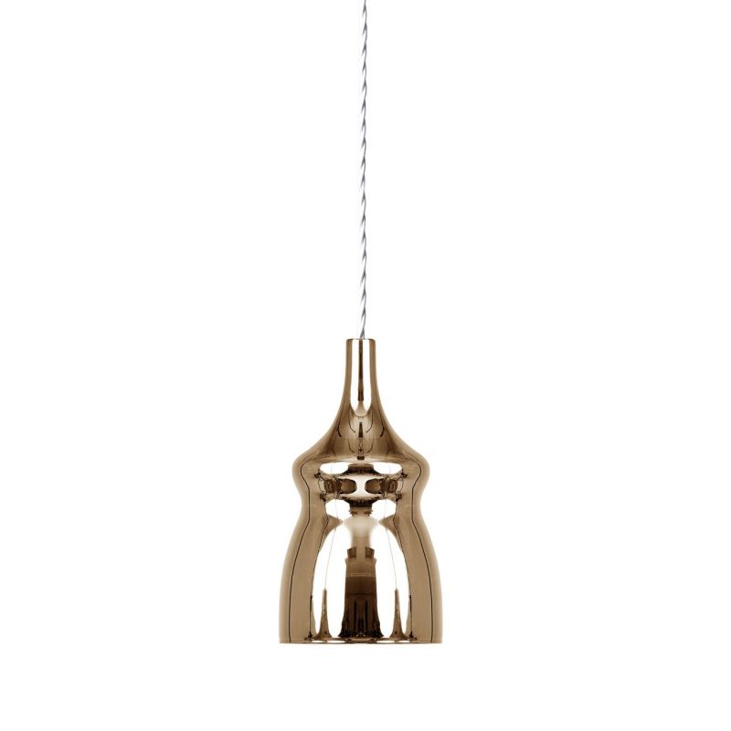 Nostalgia Pendant, Gold Glass, LED, Triac Dim, IP20