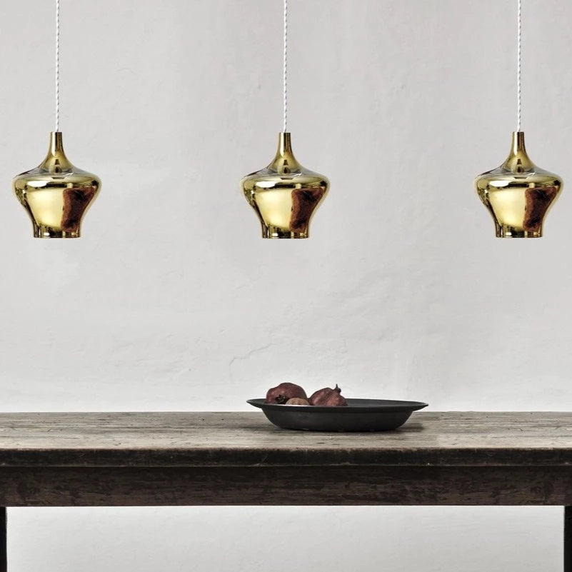 Nostalgia Pendant, Gold Glass, LED, Triac Dim, IP20