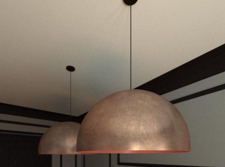 Oru Pendant, Solid Copper, IP20