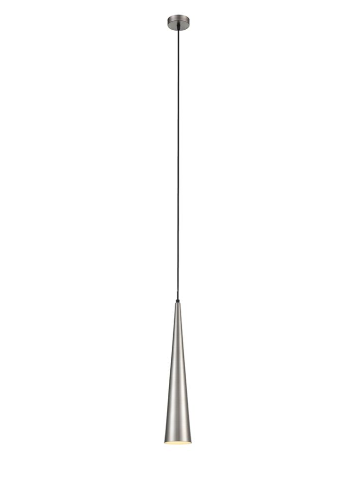 Konos Pendant, Satin Nickel, E27, IP20