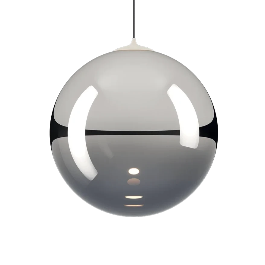 Random Solo Pendant, Chrome Glass, LED, Triac Dim, IP20